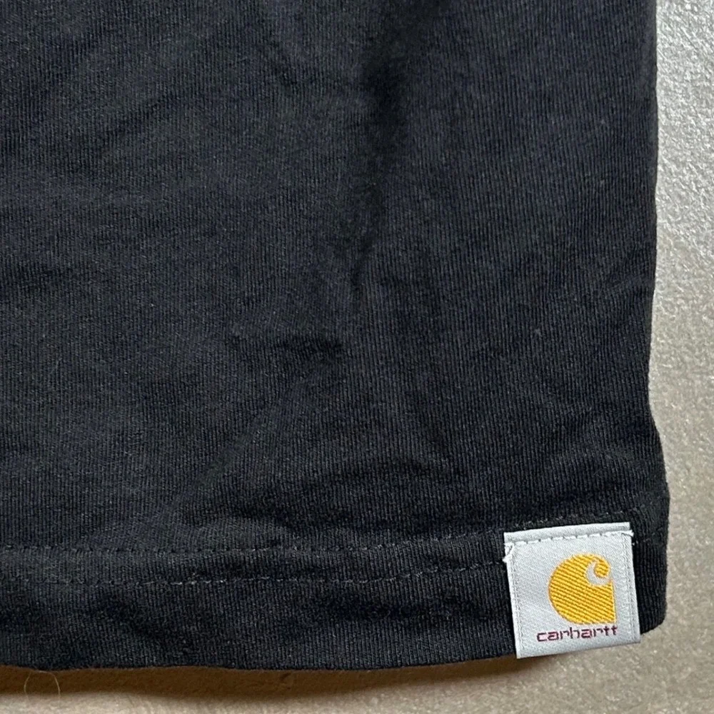 Carhartt Mens Relaxed Fit Graphic T-Shirt Black Medium Workwear Fun Character